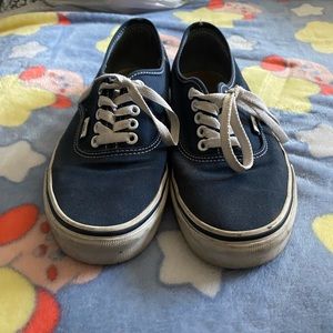 Navy Low Top Vans
